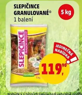 SLEPIČINCE GRANULOVANÉ