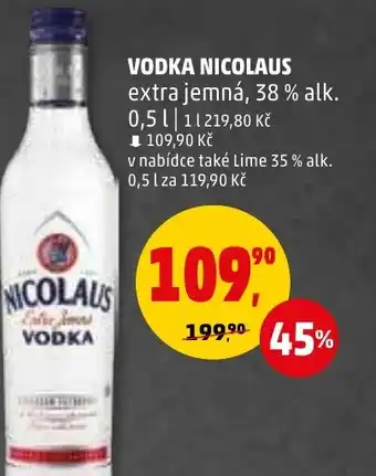 Penny Market VODKA NICOLAUS 0.5L nabídka