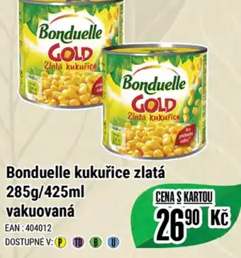 Tamda Foods Bonduelle kukuřice zlatá 285g/ 425ml vakuovaná nabídka