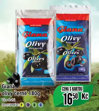 Tamda Foods Giana olivy černé 180g nabídka