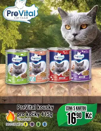 Tamda Foods PreVital kousky pro kočky 415g nabídka