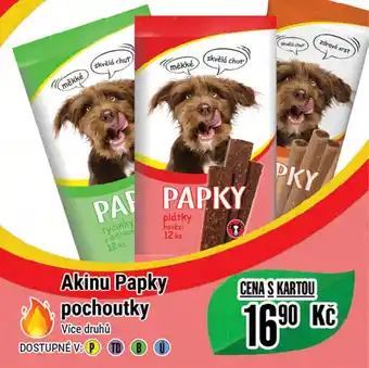 Tamda Foods Akinu Papky pochoutky nabídka