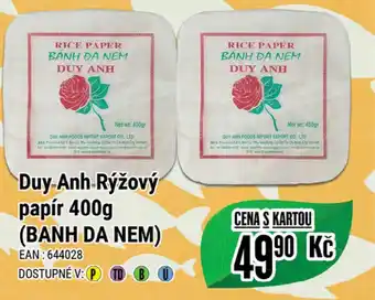 Tamda Foods Duy Anh Rýžový papír 400g (BANH DA NEM) nabídka