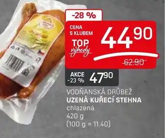 Flop VODŇANSKÁ DRŮBEŽ UZENÁ KUŘECÍ STEHNA nabídka
