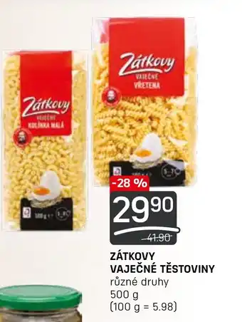 Flop ZÁTKOVY VAJEČNÉ TĚSTOVINY nabídka