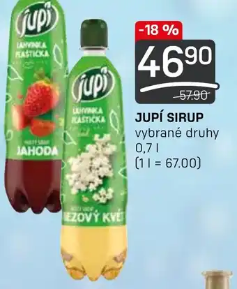 Flop JUPÍ SIRUP 0.7L nabídka