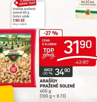 Flop ARAŠÍDY PRAŽENÉ SOLENÉ nabídka