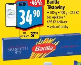 Albert Barilla Těstoviny nabídka
