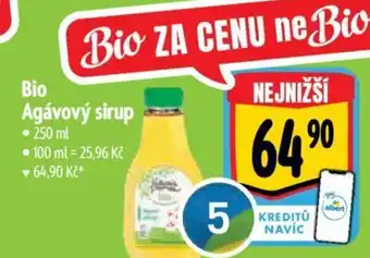 Albert Bio Agávový sirup nabídka
