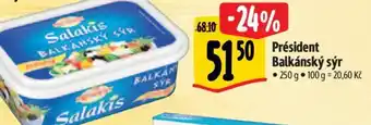 Albert Président Balkánský sýr nabídka