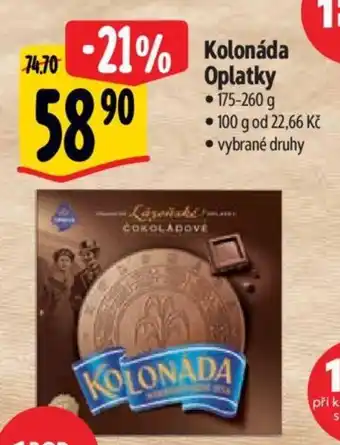 Albert Kolonáda Oplatky nabídka