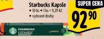 Albert Starbucks Kapsle nabídka