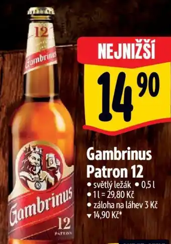 Albert Gambrinus Patron 12 nabídka