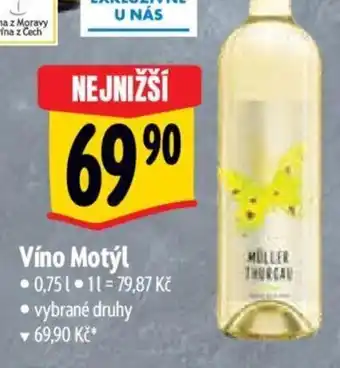 Albert Víno Motýl nabídka