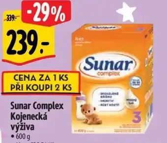 Albert Sunar Complex Kojenecká výživa nabídka