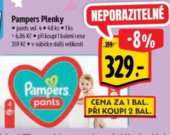 Albert Pampers Plenky nabídka
