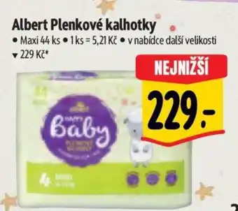 Albert Albert Plenkové kalhotky nabídka