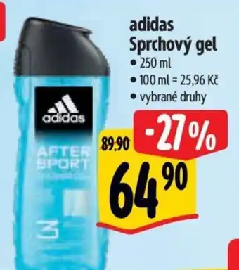 Albert Adidas Sprchový gel nabídka