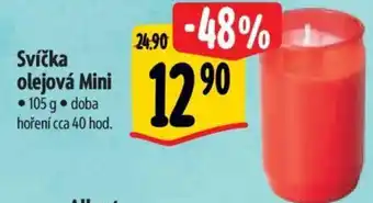 Albert Svíčka olejová Mini nabídka