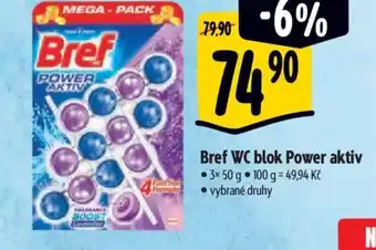 Albert Bref WC blok Power aktiv nabídka