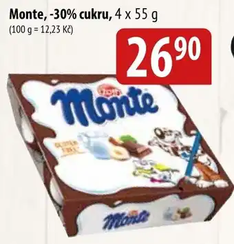 Bala Monte, -30% cukru, 4 x 55 g nabídka