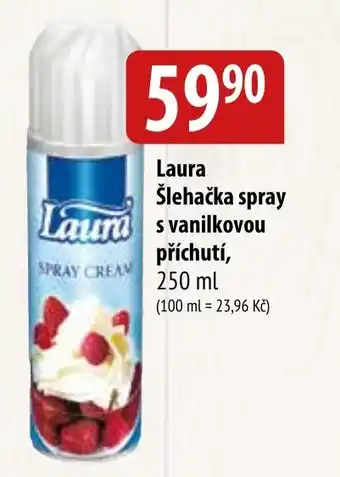 Laura Šlehačka spray s vanilkovou příchutí, 250 ml