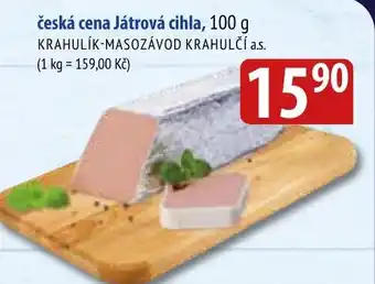 Bala česká cena Játrová cihla, 100 g nabídka