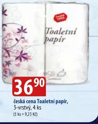 Bala česká cena Toaletní papír, 3-vrstvý, 4 ks nabídka