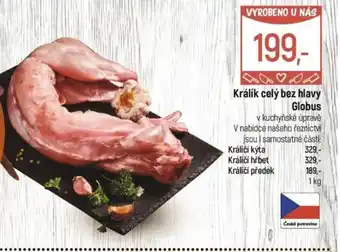 Globus Králík celý bez hlavy Globus nabídka