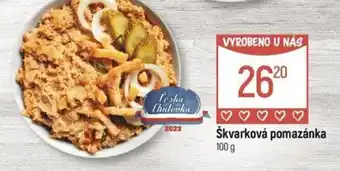 Globus Škvarková pomazánka 100 g nabídka