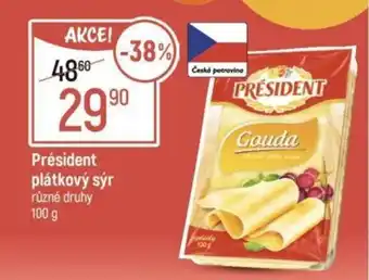 Globus Président plátkový sýr nabídka