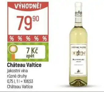 Globus Château Valtice nabídka