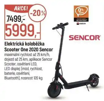 Globus Elektrická koloběžka Scooter One 2020 Sencor nabídka