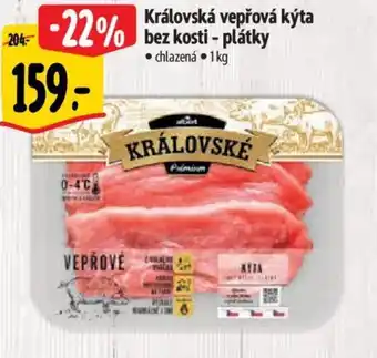 Albert Královská vepřová kýta bez kosti - plátky nabídka