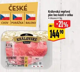 Albert Královská vepřová plec bez kosti v celku nabídka