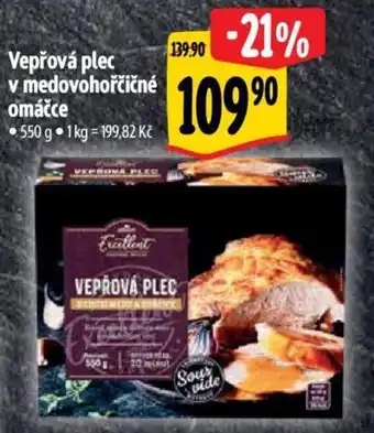 Albert Vepřová plec v medovohořčičné omáčce nabídka