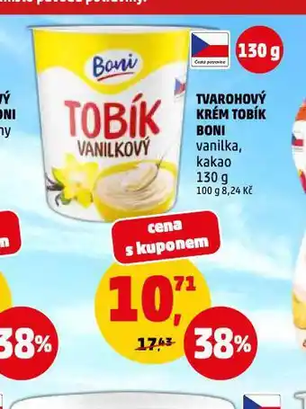 Penny Market Tvarohový krém tobík nabídka