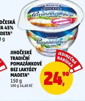 Penny Market Jihočeské tradiční pomazánkové bez laktózy nabídka