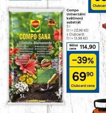 Tesco Compo univerzální květinový substrát nabídka
