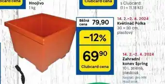 Tesco Květináč polka nabídka