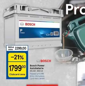 Tesco Bosch power autobaterie 55 ah nabídka