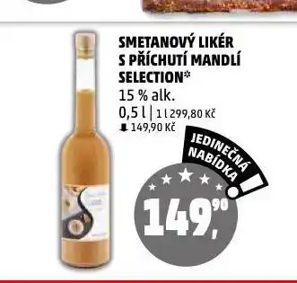 Penny Market Smetanový likér s příchutí mandlí nabídka