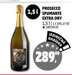 Penny Market Prosecco spumante extra dry nabídka