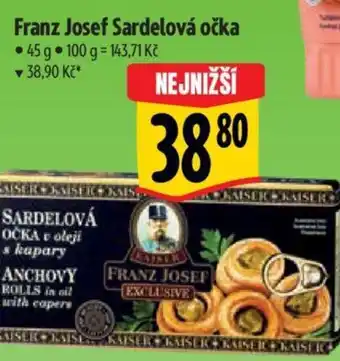 Albert Franz Josef Sardelová očka nabídka