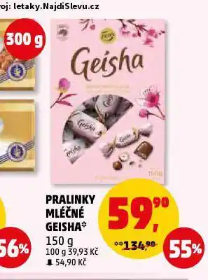 Penny Market Geisha mléčné pralinky nabídka