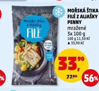 Penny Market Mořská štika filé z aljašky nabídka