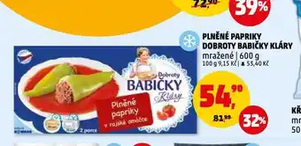 Penny Market Plněné papriky dobroty babičky kláry nabídka