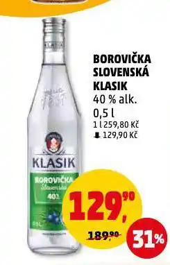 Penny Market Borovička slovenská klasik nabídka