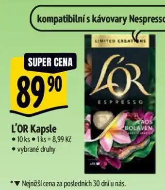 Albert L'OR Kapsle nabídka