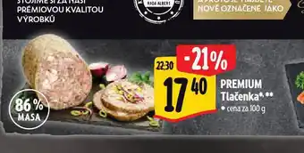 Albert Premium tlačenka nabídka